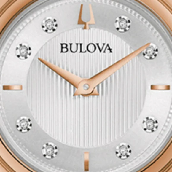 ***NEW*** Bulova Ladies Rhapsody Diamond Quartz Bracelet Watch - Picture 3 of 10